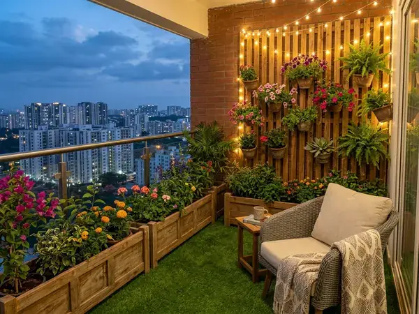 Balcony Garden Makeover Bangalore